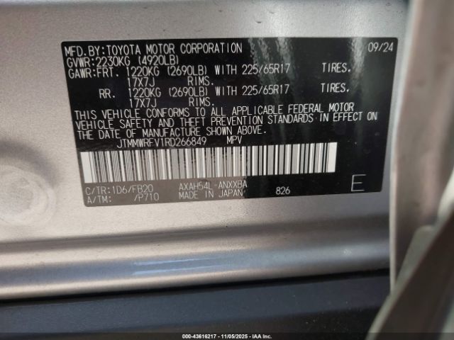 2024 TOYOTA RAV4 HYBRID JTMMWRFV1RD266849 Photo 8