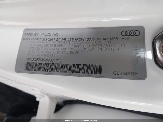 2022 AUDI E-TRON GT WAUCJBFW7N7001224 Photo 8
