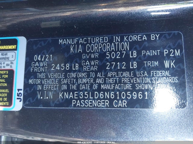 2022 KIA STINGER KNAE35LD6N6105961 Photo 8