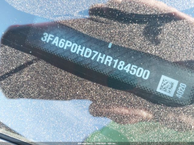 2017 FORD FUSION 3FA6P0HD7HR184500 Photo 8