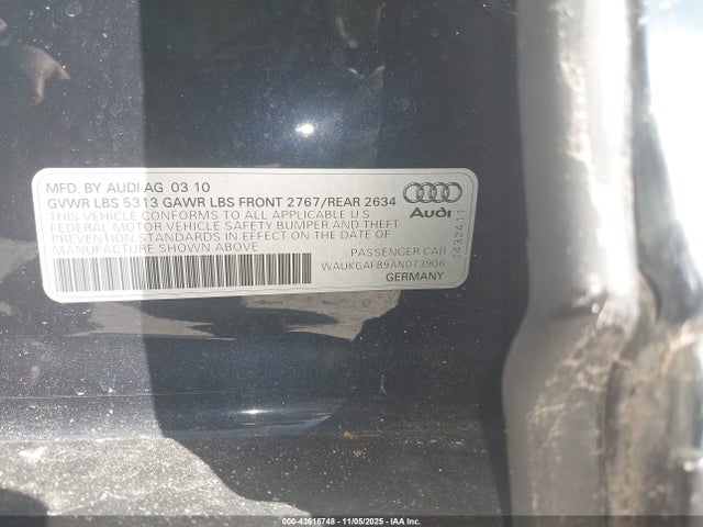 2010 AUDI A6 WAUKGAFB9AN073906 Photo 8
