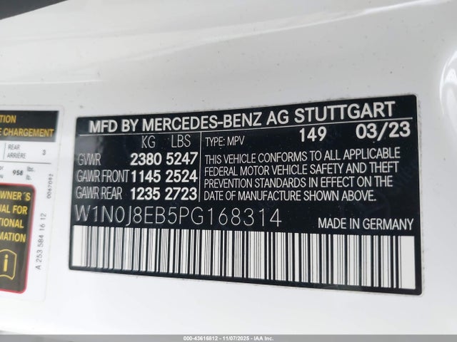 2023 MERCEDES-BENZ GLC 300 W1N0J8EB5PG168314 Photo 8