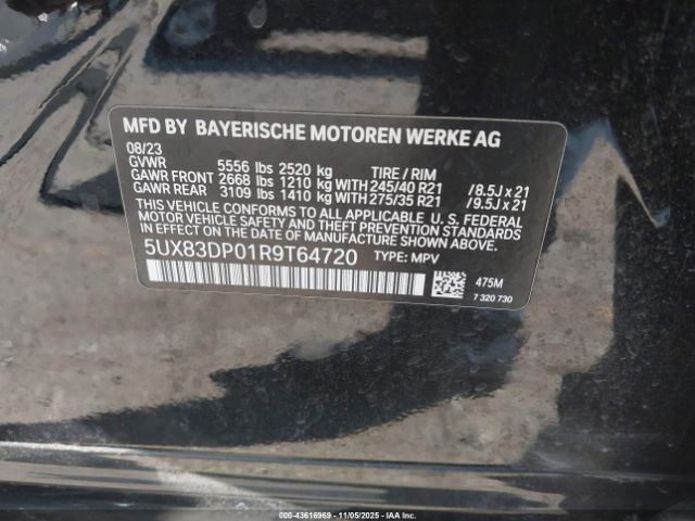 2024 BMW X3 5UX83DP01R9T64720 Photo 8