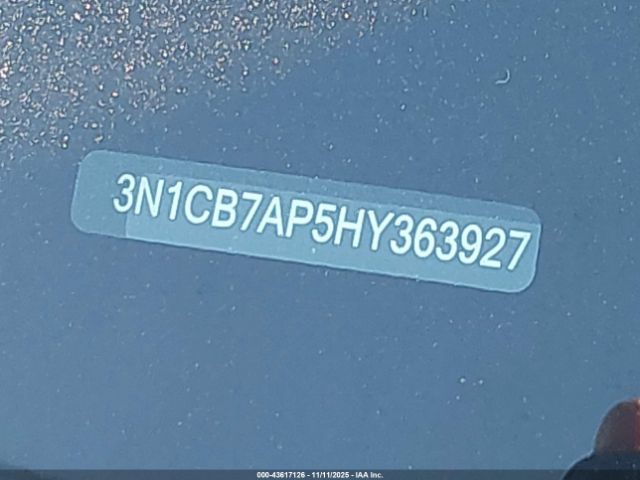 2017 NISSAN SENTRA 3N1CB7AP5HY363927 Photo 8