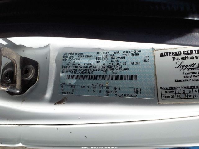 2010 FORD E-250 1FTNS2ELXADA15937 Photo 8