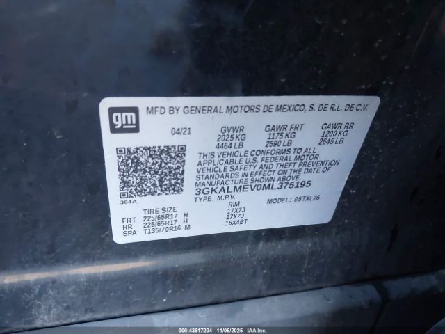 2021 GMC TERRAIN 3GKALMEV0ML375195 Photo 8
