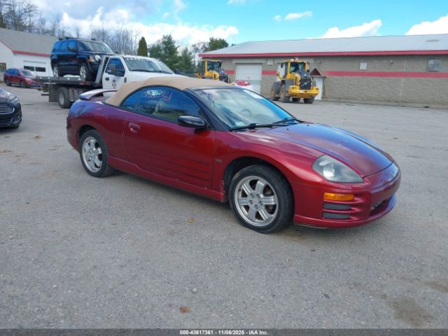 2001 MITSUBISHI ECLIPSE SPYDER 4A3AE85H91E045555