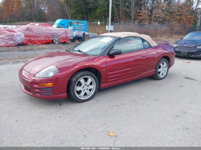 2001 MITSUBISHI ECLIPSE SPYDER 4A3AE85H91E045555 Photo 1