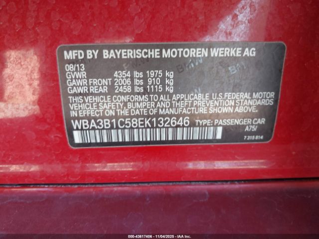 2014 BMW 320I WBA3B1C58EK132646 Photo 8