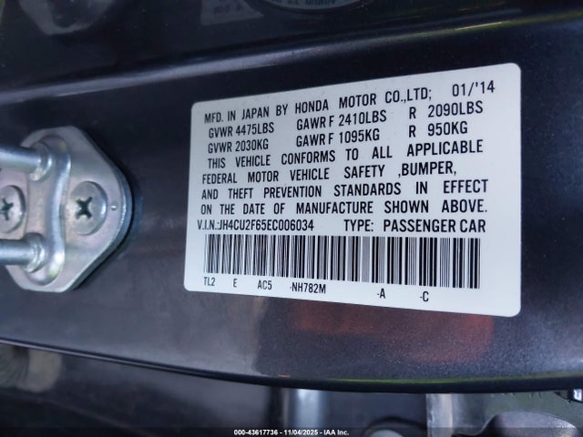 2014 ACURA TSX JH4CU2F65EC006034 Photo 8