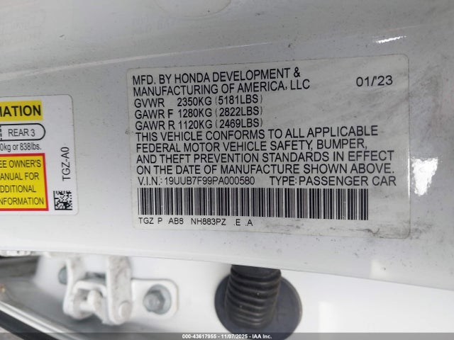 2023 ACURA TLX 19UUB7F99PA000580 Photo 8