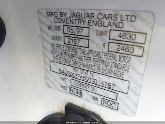 1997 JAGUAR XK8 SAJGX2745VC014787 Photo 8