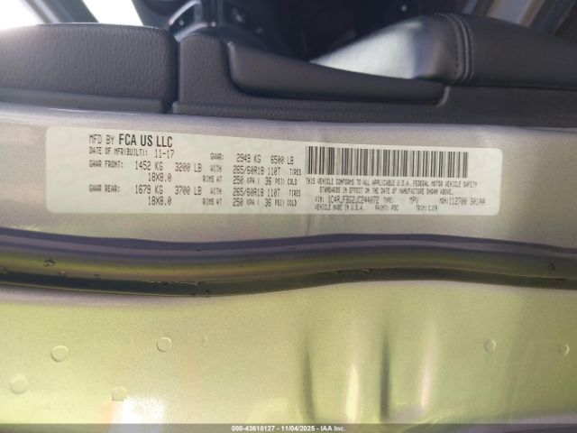 2018 JEEP GRAND CHEROKEE 1C4RJFBG2JC244072 Photo 8