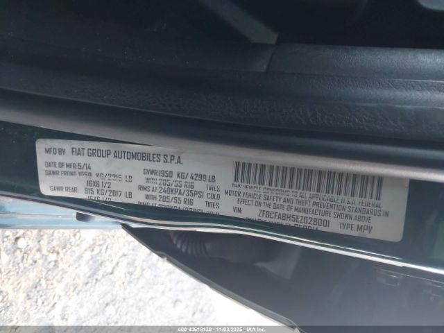 2014 FIAT 500L ZFBCFABH5EZ028001 Photo 8