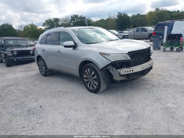 2014 ACURA MDX 5FRYD3H42EB015221