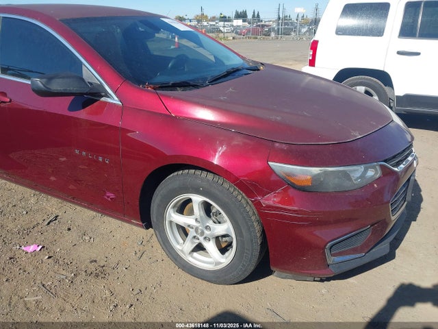 43618148 :رقم المزاد ، 1G1ZB5ST4GF275280 vin ، 2016 Chevrolet Malibu Ls مزاد بيع