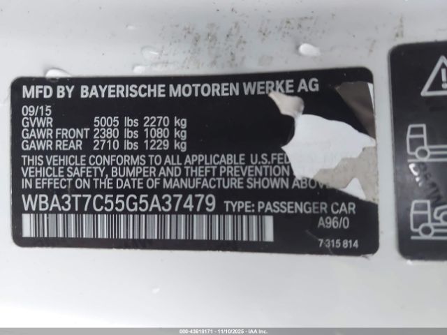 2016 BMW 435I WBA3T7C55G5A37479 Photo 8