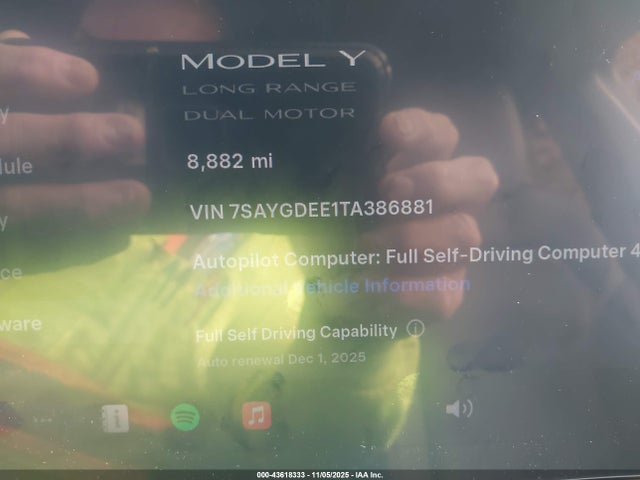 2026 TESLA MODEL Y 7SAYGDEE1TA386881 Photo 6