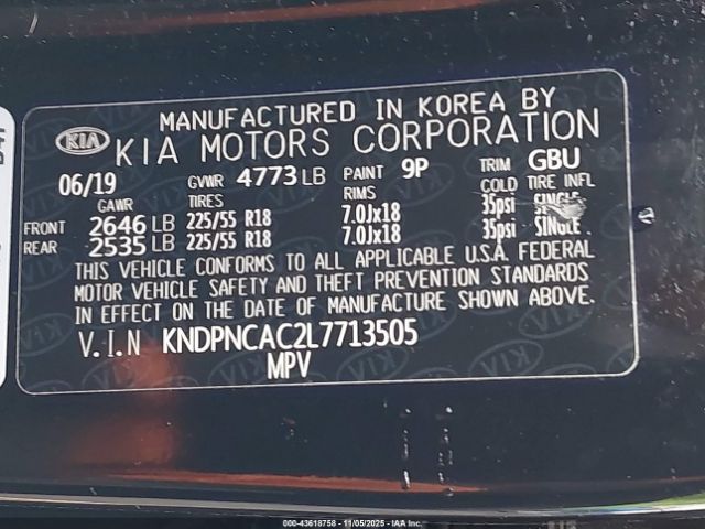 2020 KIA SPORTAGE KNDPNCAC2L7713505 Photo 8