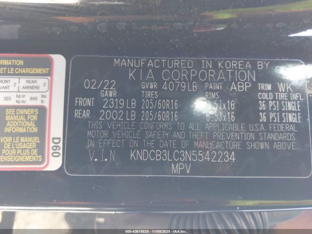 2022 KIA NIRO KNDCB3LC3N5542234 Photo 8