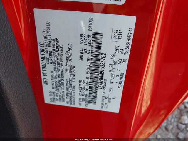 1ZVBP8AM9E5286782 Ford Mustang V6