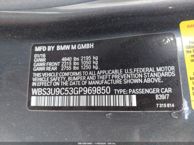 2016 BMW M4 WBS3U9C53GP969850 Photo 8