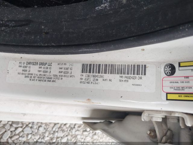 2011 CHRYSLER 200 1C3BC1FB6BN512001 Photo 8