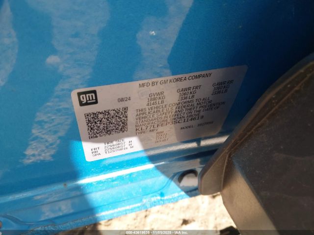 2025 CHEVROLET TRAX KL77LFEP3SC114619 Photo 8