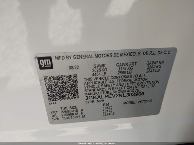 2022 GMC TERRAIN 3GKALPEV2NL303966 Photo 8