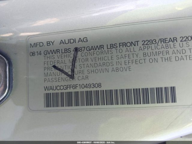 2015 AUDI A3 WAUCCGFF6F1049308 Photo 8