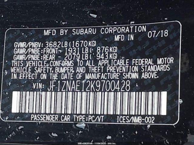 2019 TOYOTA 86 JF1ZNAE12K9700428 Photo 8