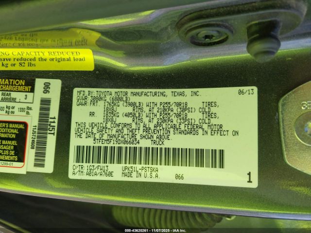 2013 TOYOTA TUNDRA 5TFEM5F19DX066034 Photo 8