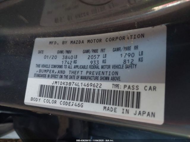 2020 MAZDA CX-3 JM1DKDB74L1469622 Photo 8