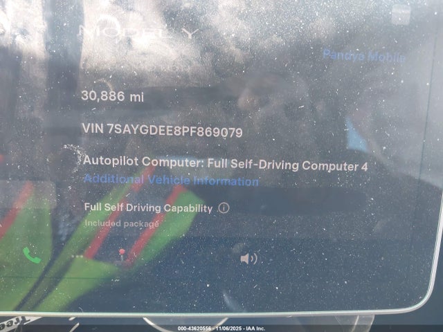 2023 TESLA MODEL Y 7SAYGDEE8PF869079 Photo 6