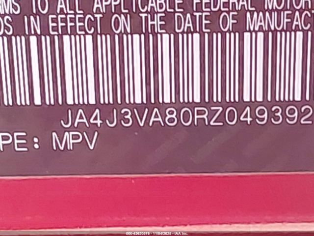 2024 MITSUBISHI OUTLANDER JA4J3VA80RZ049392 Photo 8