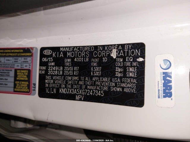 KNDJX3A5XG7247345 KIA Soul !