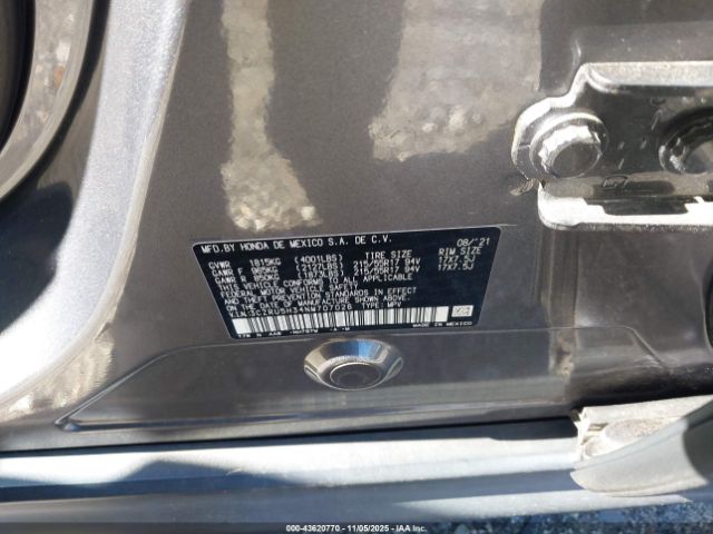 2022 HONDA HR-V 3CZRU5H34NM707026 Photo 8