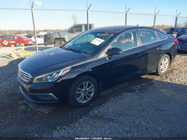 2017 HYUNDAI SONATA 5NPE24AF1HH592842 Photo 1