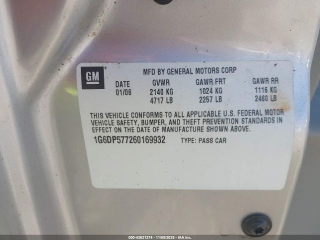 2006 CADILLAC CTS 1G6DP577260169932 Photo 8