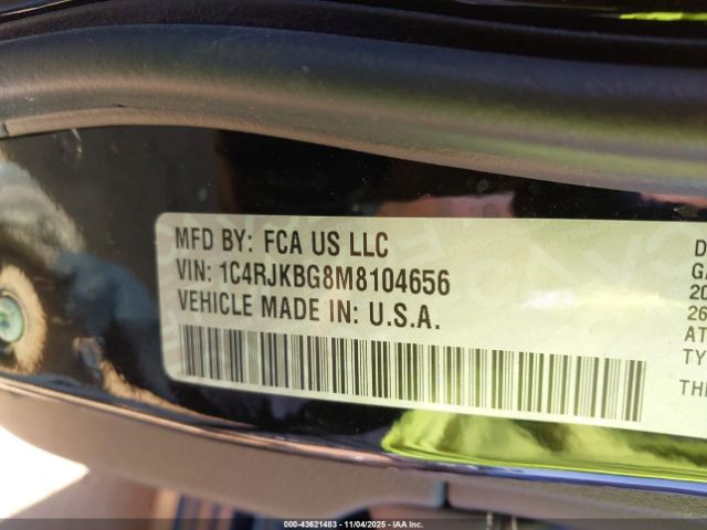 2021 JEEP GRAND CHEROKEE L 1C4RJKBG8M8104656 Photo 8