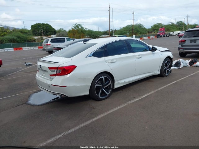 2022 Honda Accord Hybrid Sport მანქანა იყიდება აუქციონზე, vin: 1HGCV3F23NA031819, აუქციონის ნომერი: 43621768