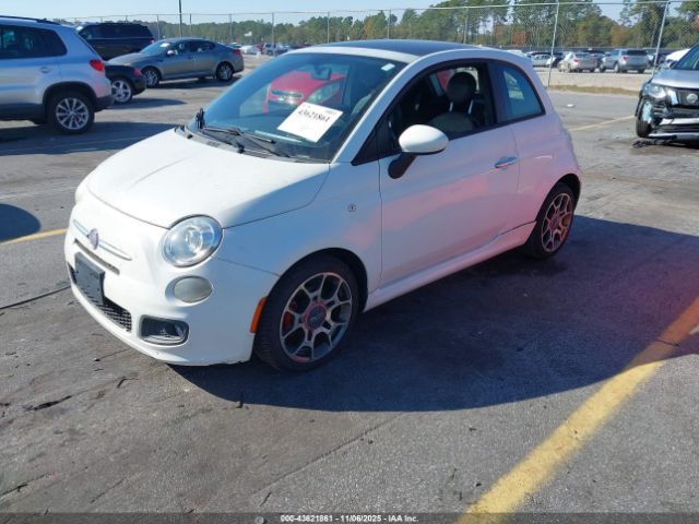 2012 FIAT 500 3C3CFFBR8CT105908 Photo 1