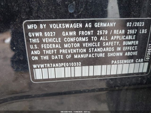 2023 VOLKSWAGEN ARTEON WVWTR7AN3PE010332 Photo 8