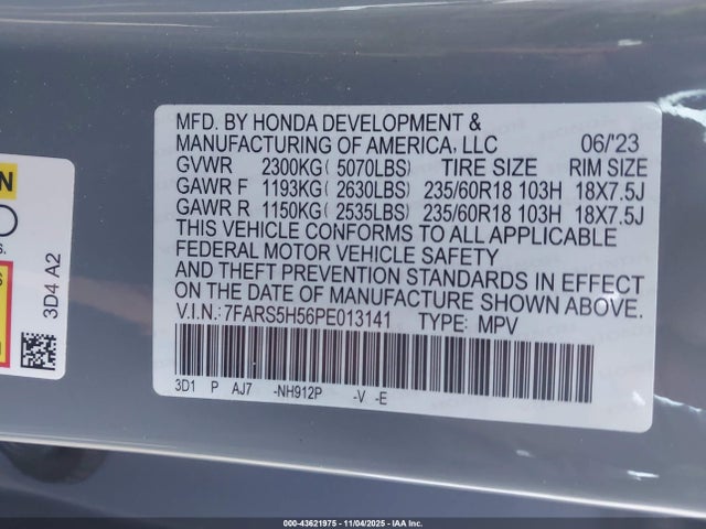 2023 HONDA CR-V HYBRID 7FARS5H56PE013141 Photo 8