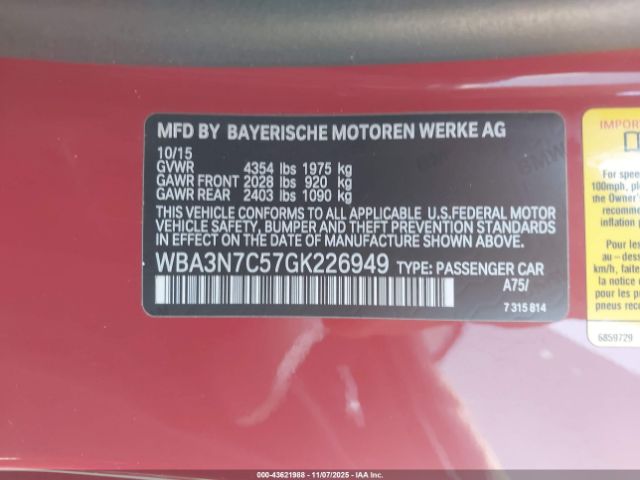 2016 BMW 428I WBA3N7C57GK226949 Photo 8