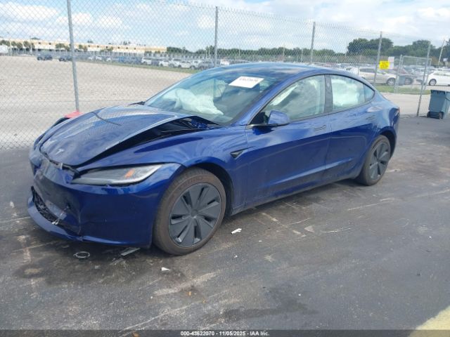 2025 TESLA MODEL 3 5YJ3E1EA0SF057485 Photo 1