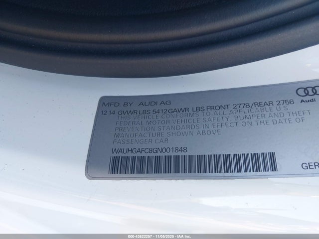 2016 AUDI A6 WAUHGAFC8GN001848 Photo 8