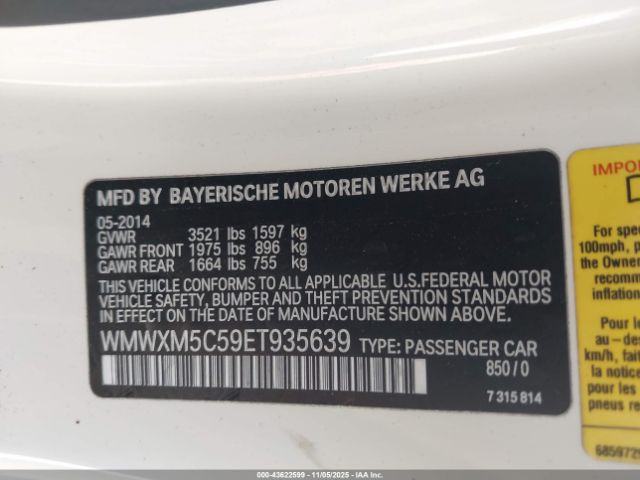 2014 MINI HARDTOP WMWXM5C59ET935639 Photo 8