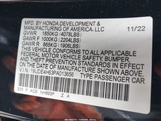 2023 ACURA INTEGRA 19UDE4H63PA013656 Photo 8