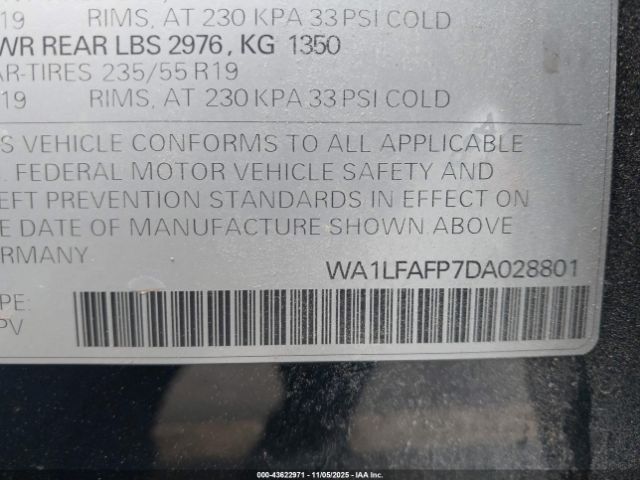 2013 AUDI Q5 WA1LFAFP7DA028801 Photo 8